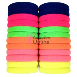 Elastice pentru codite Cod EL022AA, set 24 bucati colorate combinate